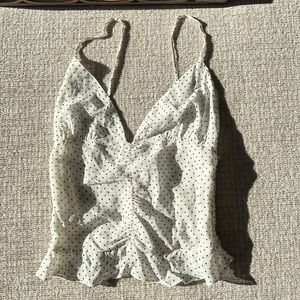 Reformation Polka Dot top